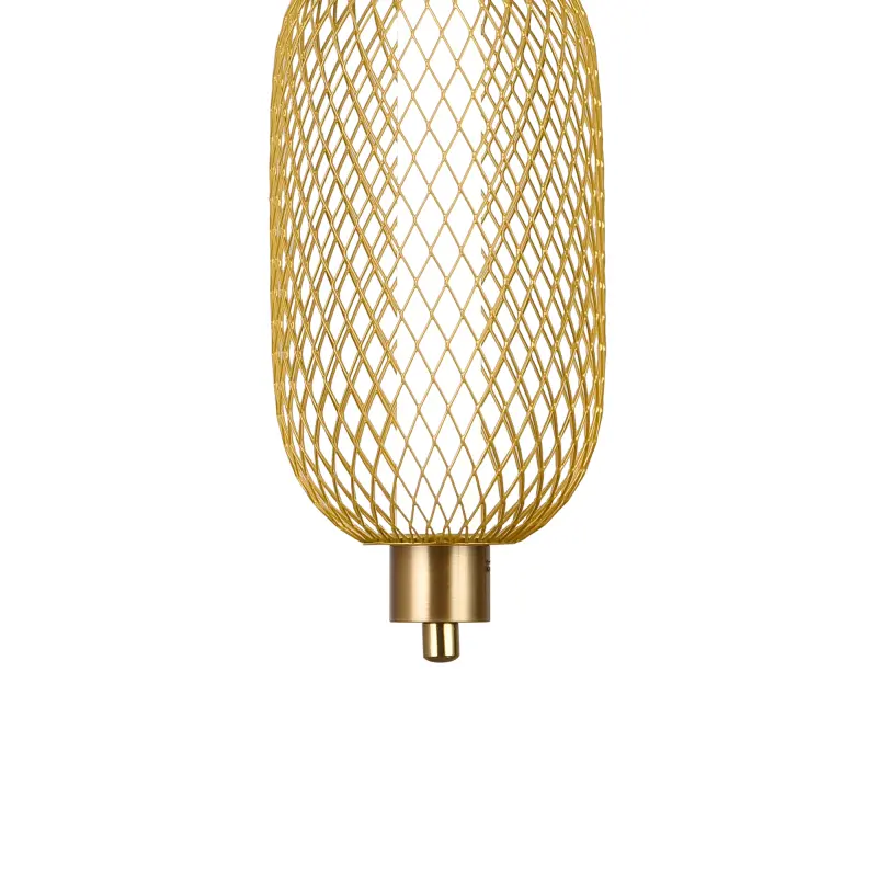 Previzualizare 2: Lustra LED Suspendata LM551/4GD, 23W, Lumina 3000/4000/6000K, Auriu, Inaltime Reglabila