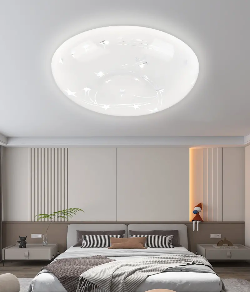 Plafoniera LED Stele 23 cm, 22W, 3000K / 4000K / 6000K, Alb, Metal si Acril