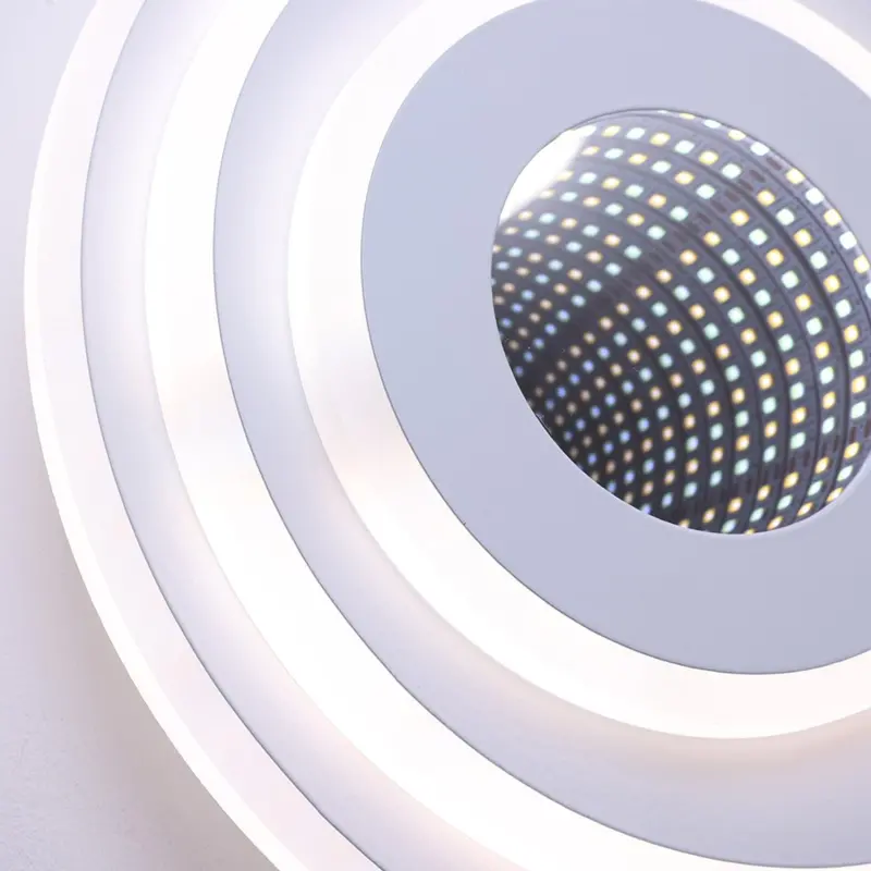 Previzualizare 2: Lustra LED NEXA ROTUND 3D 39W, lumina Rece/Calda/Neutra, Alb