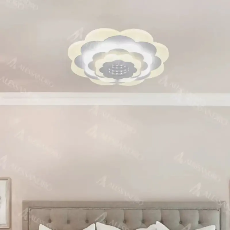 Lustra LED NEXA 3D, 20W, Diametru 24cm, lumina Rece/Calda/Neutra, Alb