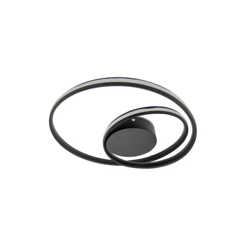 Previzualizare 2: Lustra LED cu telecomanda VECTOR ARCADIA 56W, lumina Rece/Calda/Neutra, Dimabila, Negru