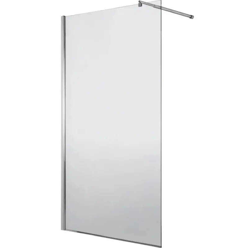 Previzualizare 4: Paravan dus Walk-In 90x195 cm, sticla securizata 8 mm, satin, profil metalic rezistent
