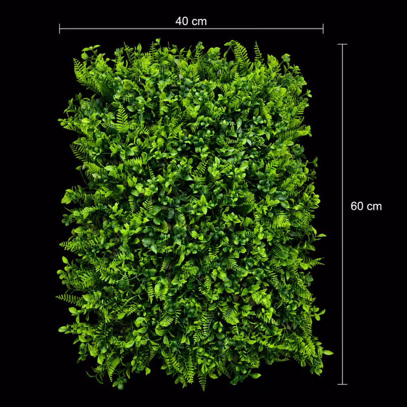Previzualizare 3: Planta Artificiala Panou de Gard Viu Cimisir, 40 x 60 cm, Verde