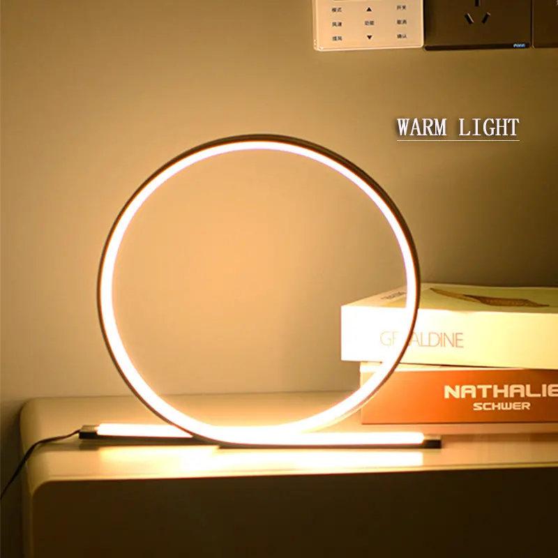 Previzualizare 2: Veioza LED 21W, Lumina Rece/Calda/Neutra, Metal si Acril, Negru