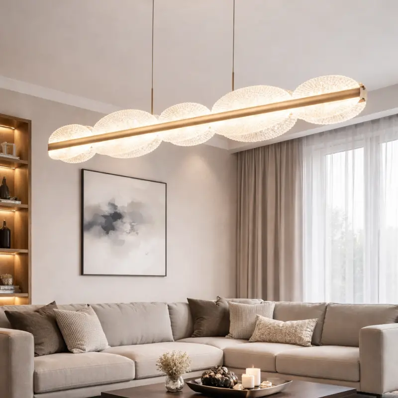 Previzualizare 3: Lustra LED suspendata cu Telecomanda ISOTTA 105W, lumina Rece/Calda/Neutra 3000K/4000K/6000K, Dimabila,Inaltime Reglabila, Negru si Argintiu, Metal si Cristal