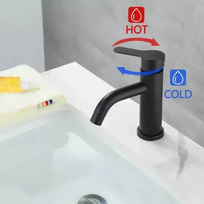 Previzualizare 4: Baterie Lavoar, Inox SUS304, Negru, HS/LY007