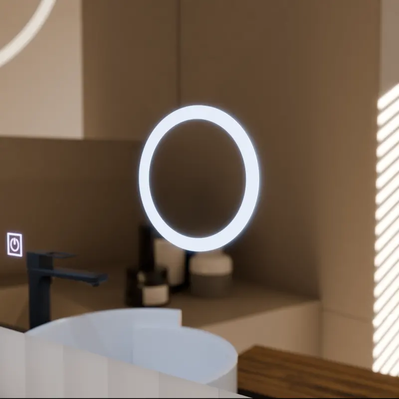 Previzualizare 4: Oglinda LED Rectangulara, 80x60cm, Linea Touch, Sistem Dezaburire, Dimabila