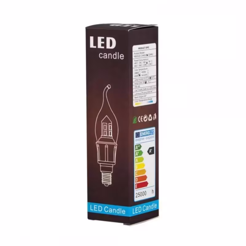 Previzualizare 2: Bec LED E14 Lumanare, 12W, Lumina Calda, 6000K
