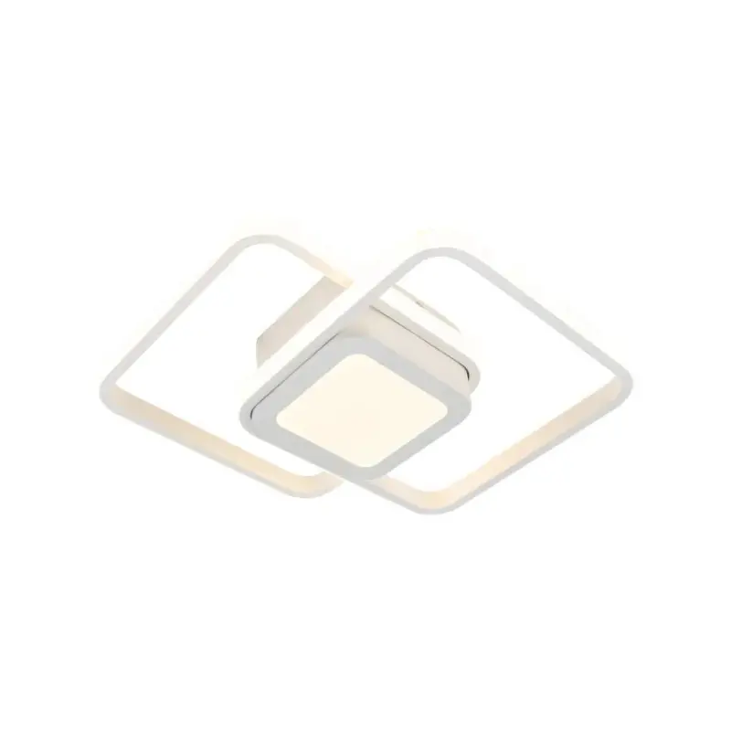 Previzualizare 2: Lustra LED DUOFORM 21W, 3 Patrate, lumina Rece/Calda/Neutra, Alb