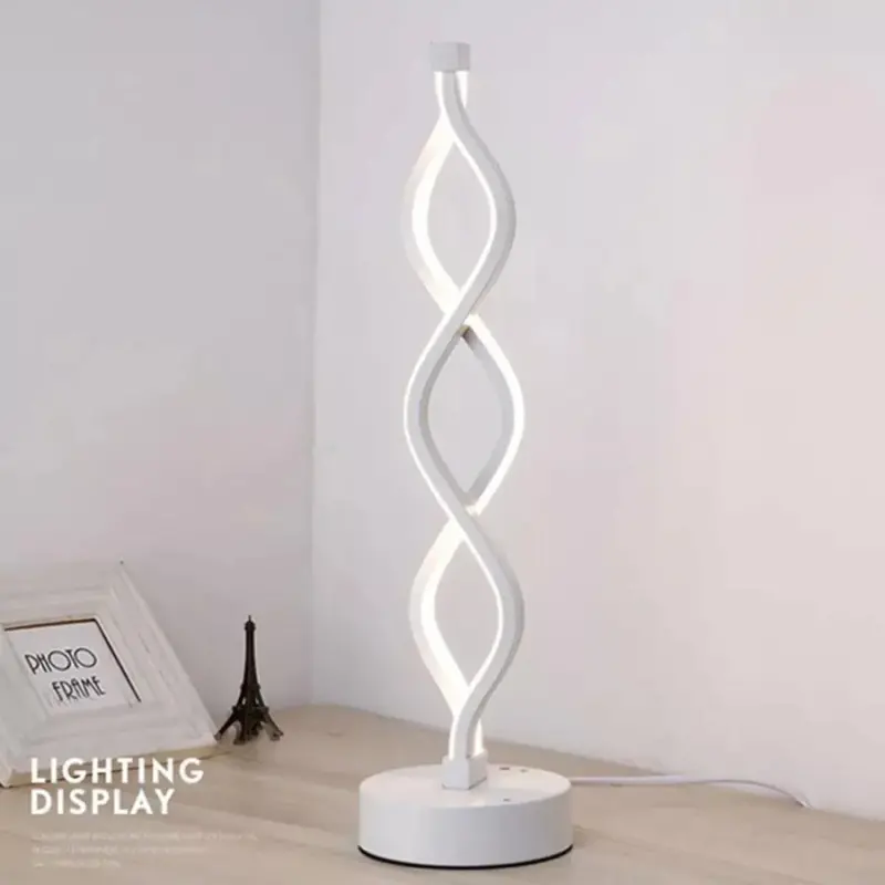 Previzualizare 4: Veioza LED Genom, 36W, Lumina Rece/Calda/Neutra, Plastic si Metal, Alb