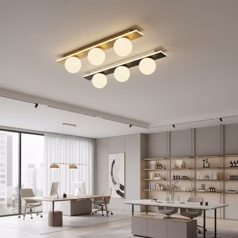 Previzualizare 3: Lustra LED TRION, Lumina Calda/Neutra/Rece, 3xG9, 24W, Negru, Metal si Acril