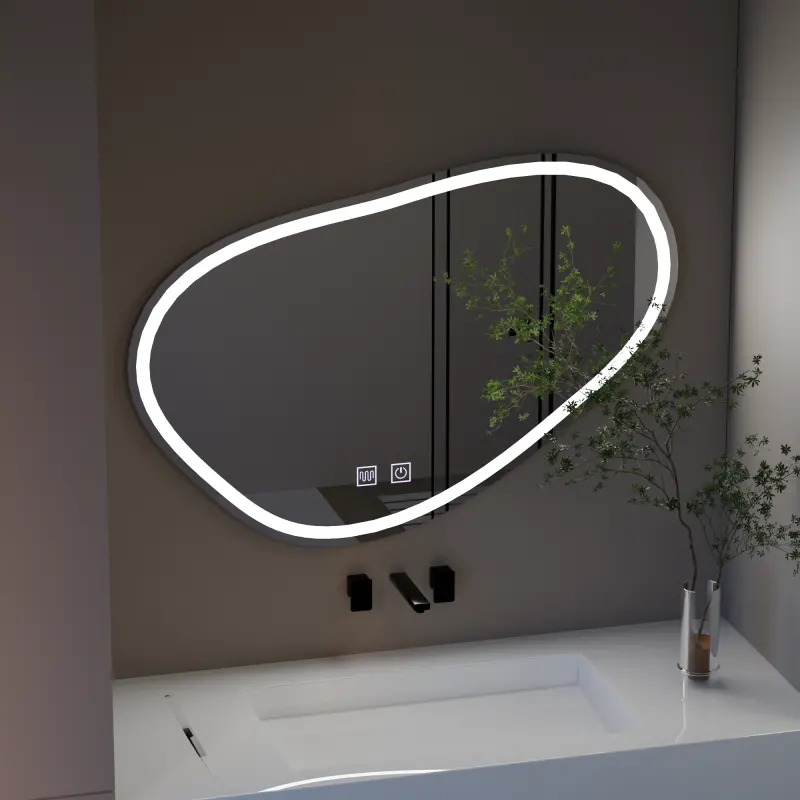 Previzualizare 4: Oglinda LED Touch Quassare, Sistem Dezaburire 90x65 cm