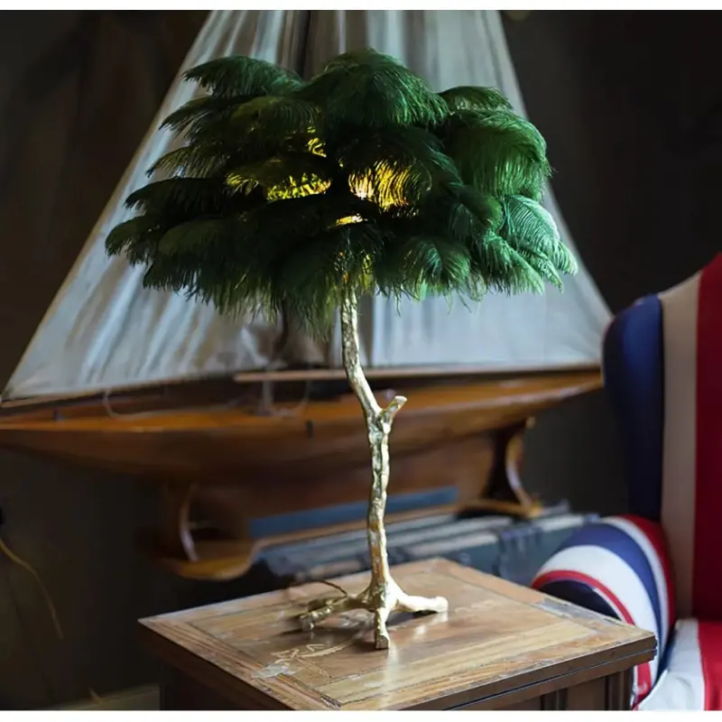 Veioza Pene Karlita 1XE27, diametru 40cm, Verde Inchis