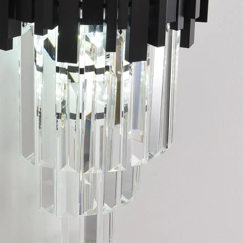 Previzualizare 3: Aplica Candelabru Cristal BLOIS Piccolo, 2xE14, Negru