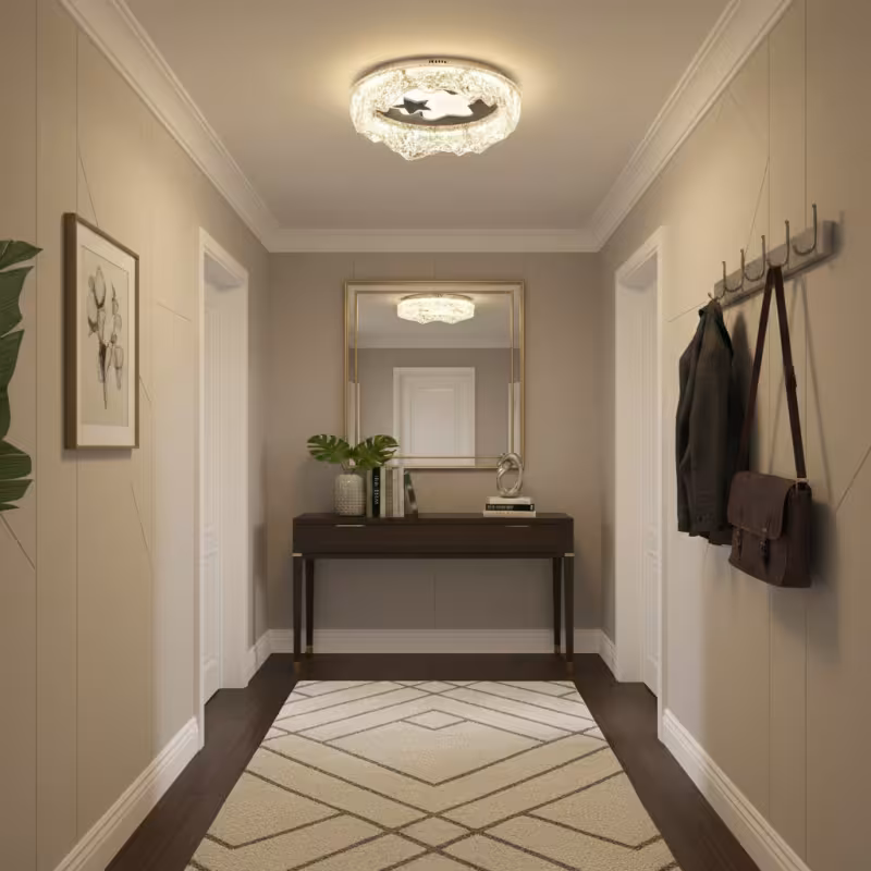 Lustra LED Petito, 21W, Diametru 18cm, Lumina Calda/Neutra/Rece, Alb, Metal si Acril