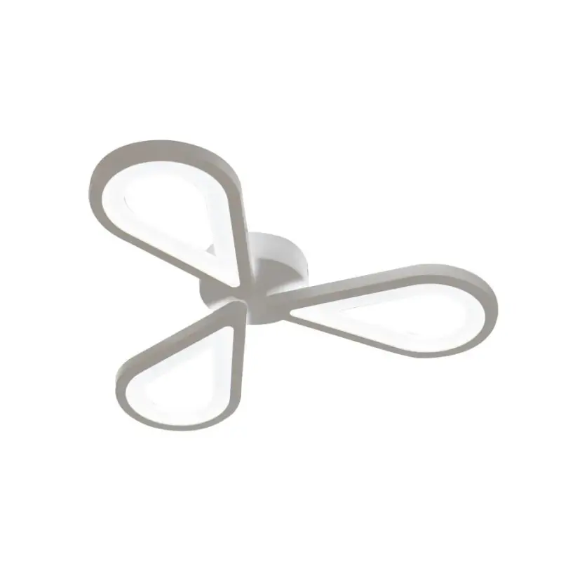 Previzualizare 2: Lustra LED AURALIUS 18W, 3 Petale, lumina Neutra, 4000K, Alb