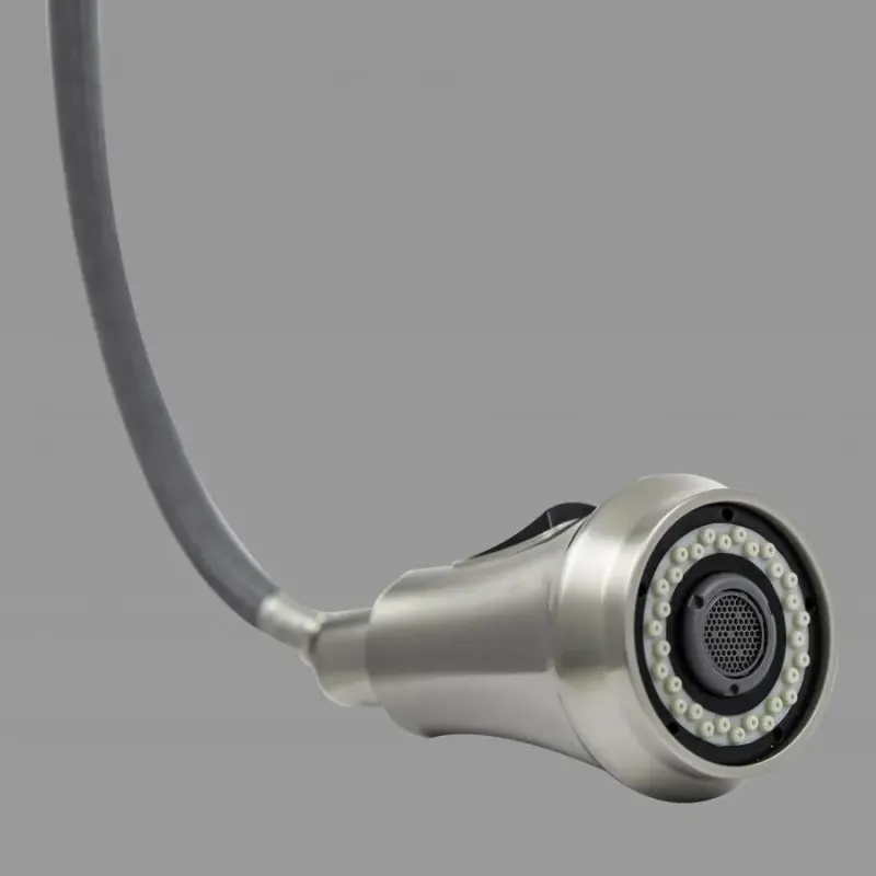 Previzualizare 4: Baterie Bucatarie cu Dus Extractibil, Alama Sanitara, Crom, W054