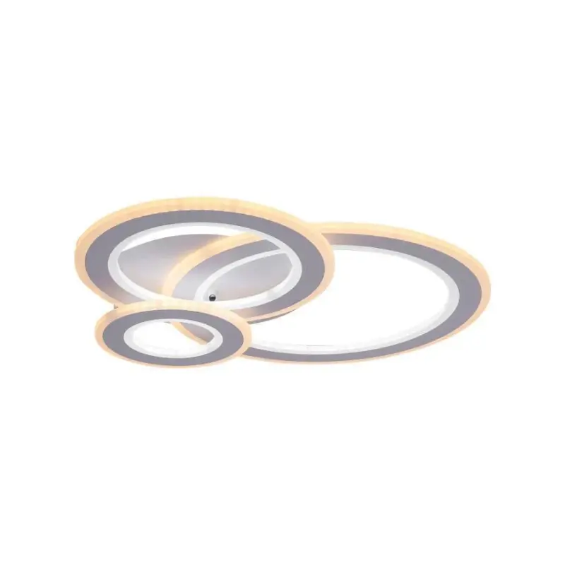 Previzualizare 2: Lustra LED KYLIE 77W, 3 Cercuri, lumina Rece/Calda/Neutra, Alb