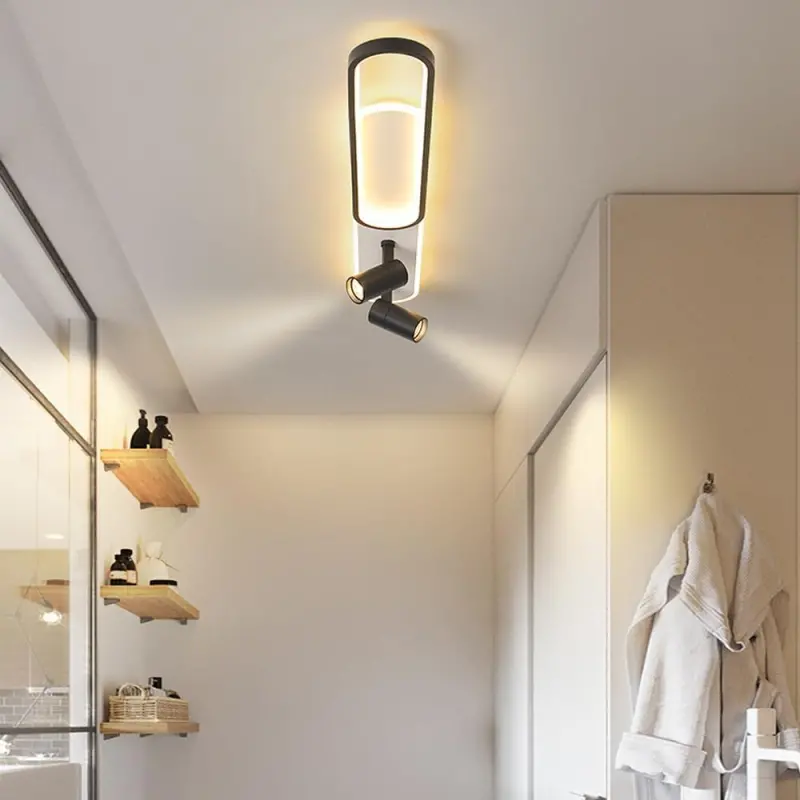 Previzualizare 3: Lustra LED cu Proiector Reglabil FISSO Camilla 69W, lumina Rece/Calda/Neutra, Negru