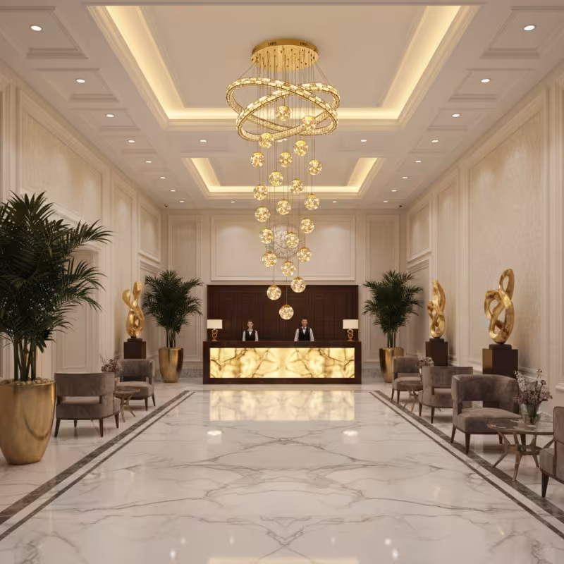 Candelabru Cristal cu Telecomanda DUARA Supremo, 90x300cm, Lumina Calda/Neutra/Rece, Auriu, Metal si Cristal