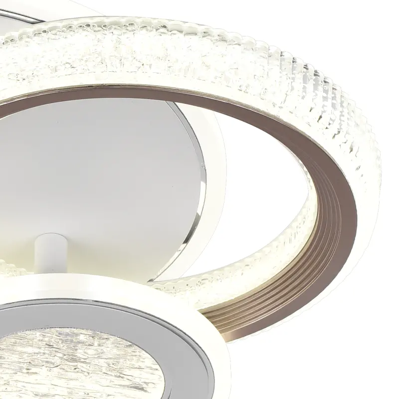 Previzualizare 2: Lustra LED NYXORA 44W, 3 Cercuri, lumina Rece/Calda/Neutra, Alb