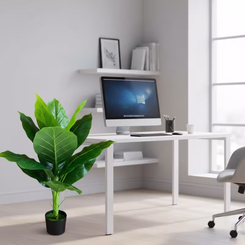 Previzualizare 2: Planta Artificiala Tip Bananier Musa, 100 cm, Verde