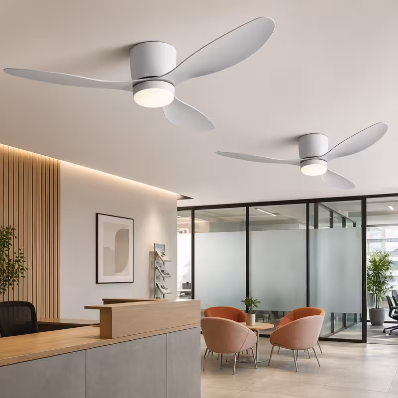Previzualizare 2: Lustra LED Ventilator VENTIS cu Telecomanda, 21 W, D80cm, Lumina Rece/Neutra/Calda, Metal si Plastic, Alb