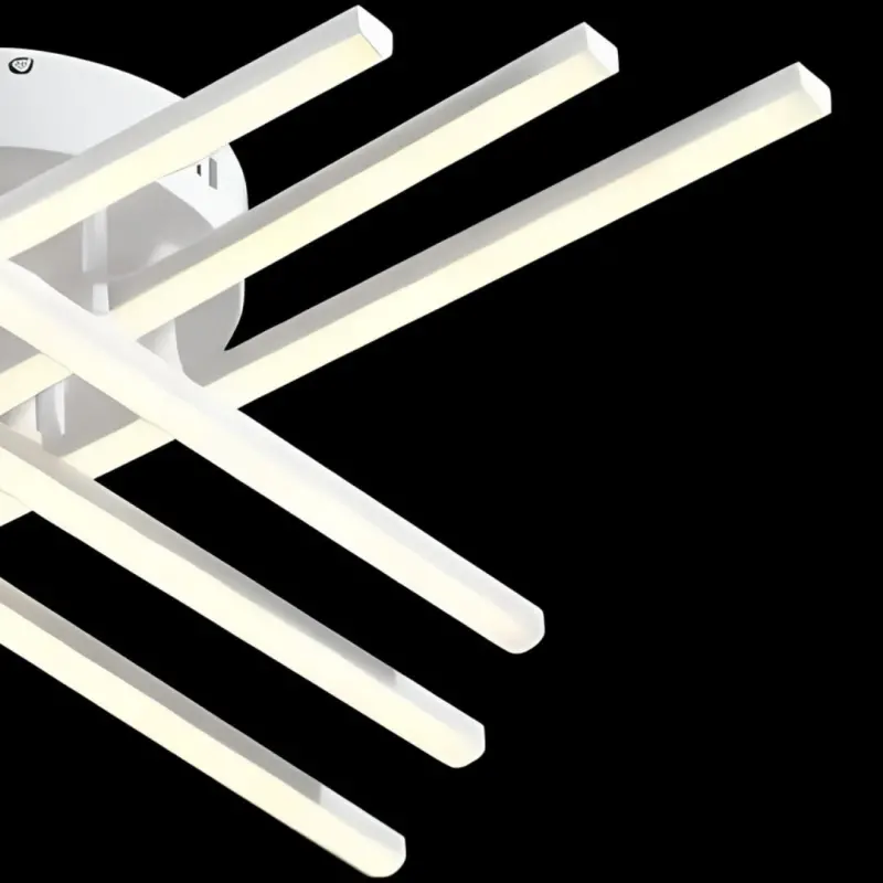 Previzualizare 3: Lustra LED cu Telecomanda, GIO, 81W, Lumina Rece/Clada/Neutra, Alb