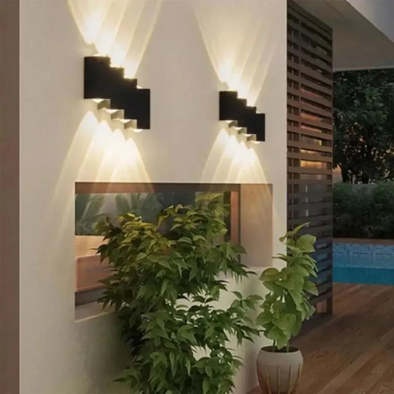 Previzualizare 2: Aplica LED de Exterior Aeetes, 8W, Metal, Negru