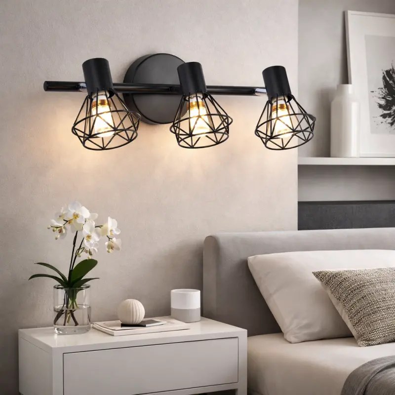 Lustra cu Abajur, GRACIE, Diamant, 3XE14, Negru