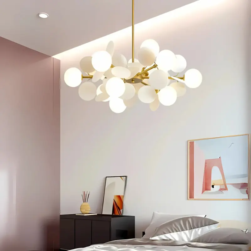 Previzualizare 4: Lustra Suspendata SVEN, 15x G9, Alb