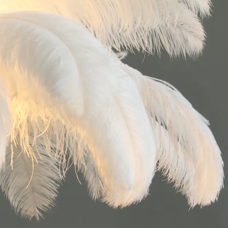 Previzualizare 2: Lampadar Pene Politidis 1 X E14 120cm Alb Auriu