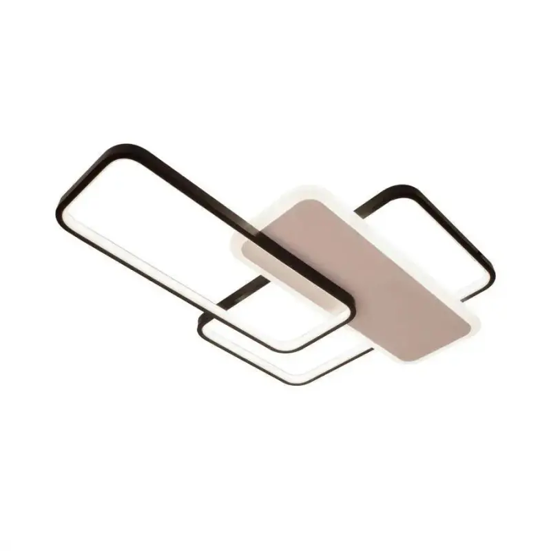 Previzualizare 3: Lustra LED cu telecomanda CAROLINA 76W, 3 Elemente, lumina Rece/Calda/Neutra, Dimabila, Negru