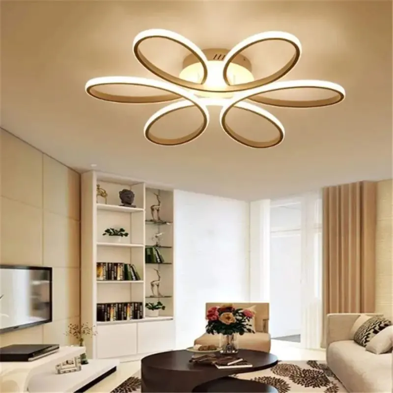 Previzualizare 3: Lustra LED cu telecomanda AYDA 116W, Ondulata, lumina Rece/Calda/Neutra, Dimabila, Alb