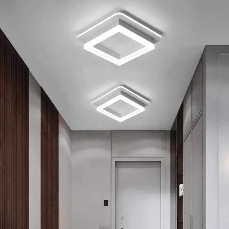 Previzualizare 3: Lustra LED MODERNA 26W, Dimensiune 19.5x19.5, Patrata, lumina Rece/Calda/Neutra, Alb