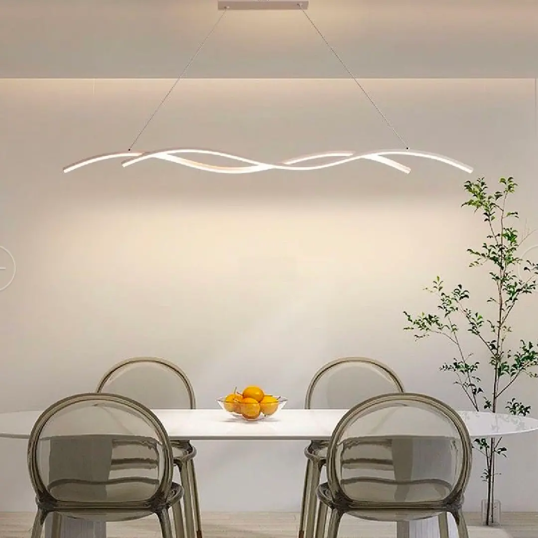 Lustra LED cu telecomanda VEYRA, 27W, lumina Rece/Calda/Neutra, Dimabila, Alb