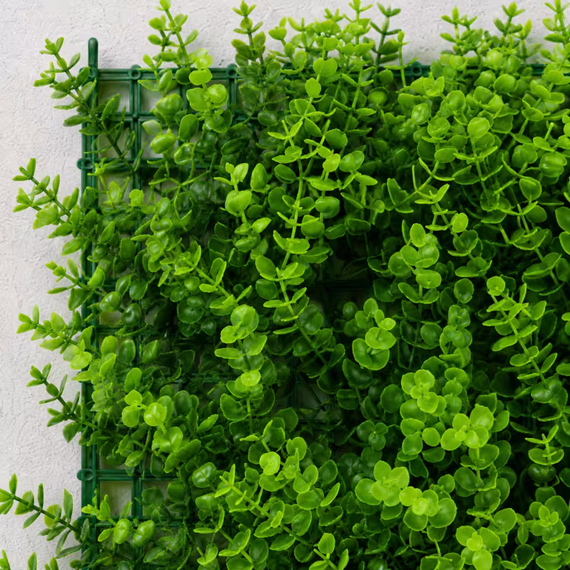 Previzualizare 2: Planta Artificiala Panou de Gard Viu Eucalipt, 40 x 60 cm, Verde