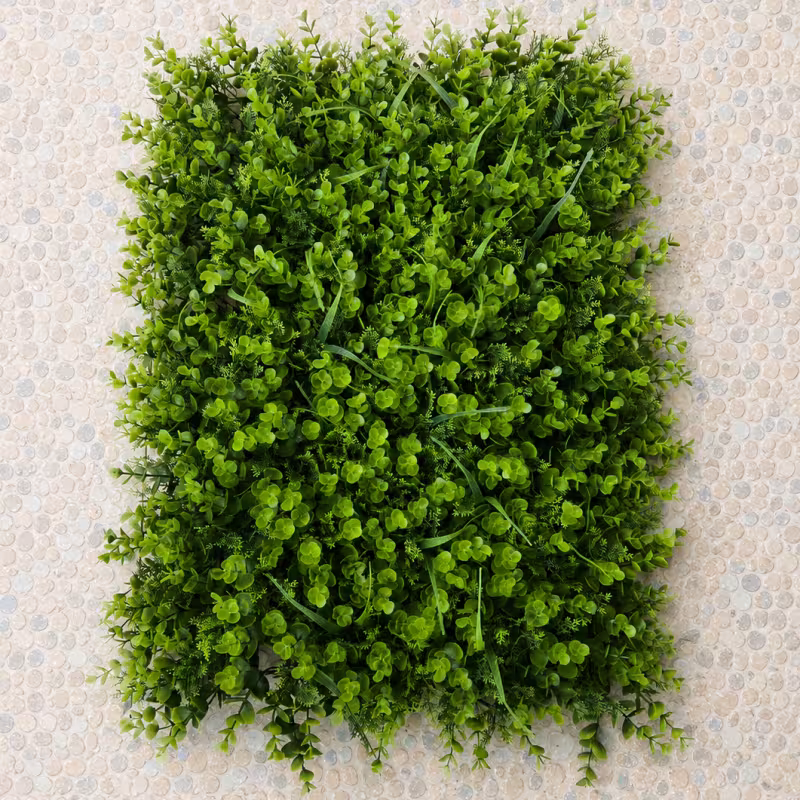 Planta Artificiala Panou de Gard Viu Eucalipt Mixt, 40 x 60 cm, Verde