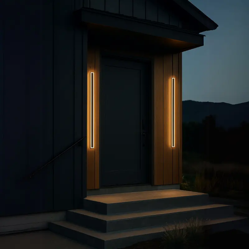 Previzualizare 3: Aplica LED de Exterior Mack, Lungime 120cm, 16W, IP65, Metal, Liniar, Negru