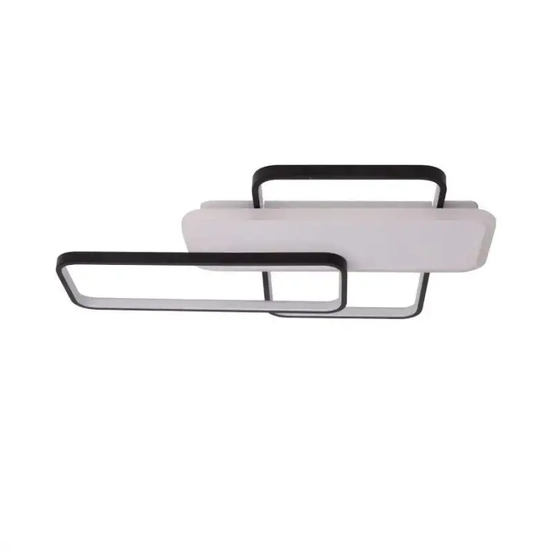 Previzualizare 2: Lustra LED cu telecomanda CAROLINA 76W, 3 Elemente, lumina Rece/Calda/Neutra, Dimabila, Negru