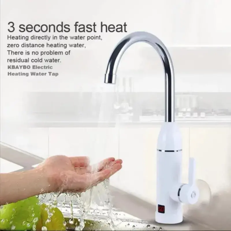 Previzualizare 4: Robinet Electric Instant pentru Apa Calda, Afisaj LCD, Alb, LZ-501X