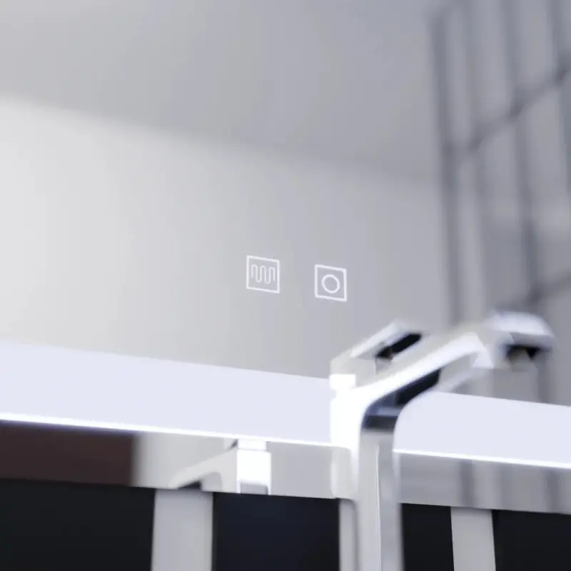 Previzualizare 2: Oglinda LED Touch Finater Sistem Dezaburire 60x45cm