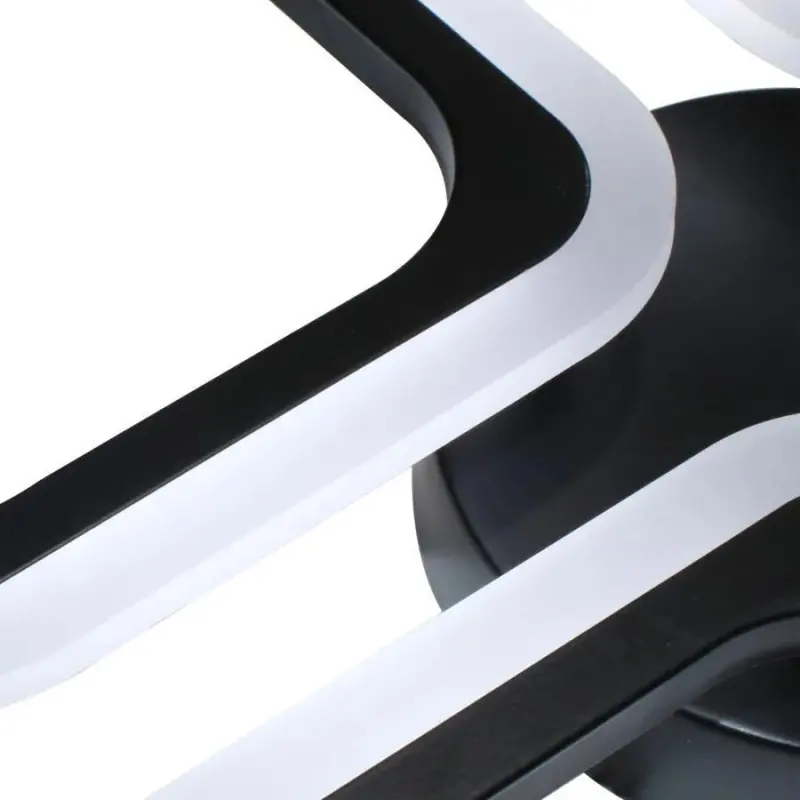 Previzualizare 2: Lustra LED PULSARIS 40W, 3 Patrate, lumina Rece/Calda/Neutra, Negru