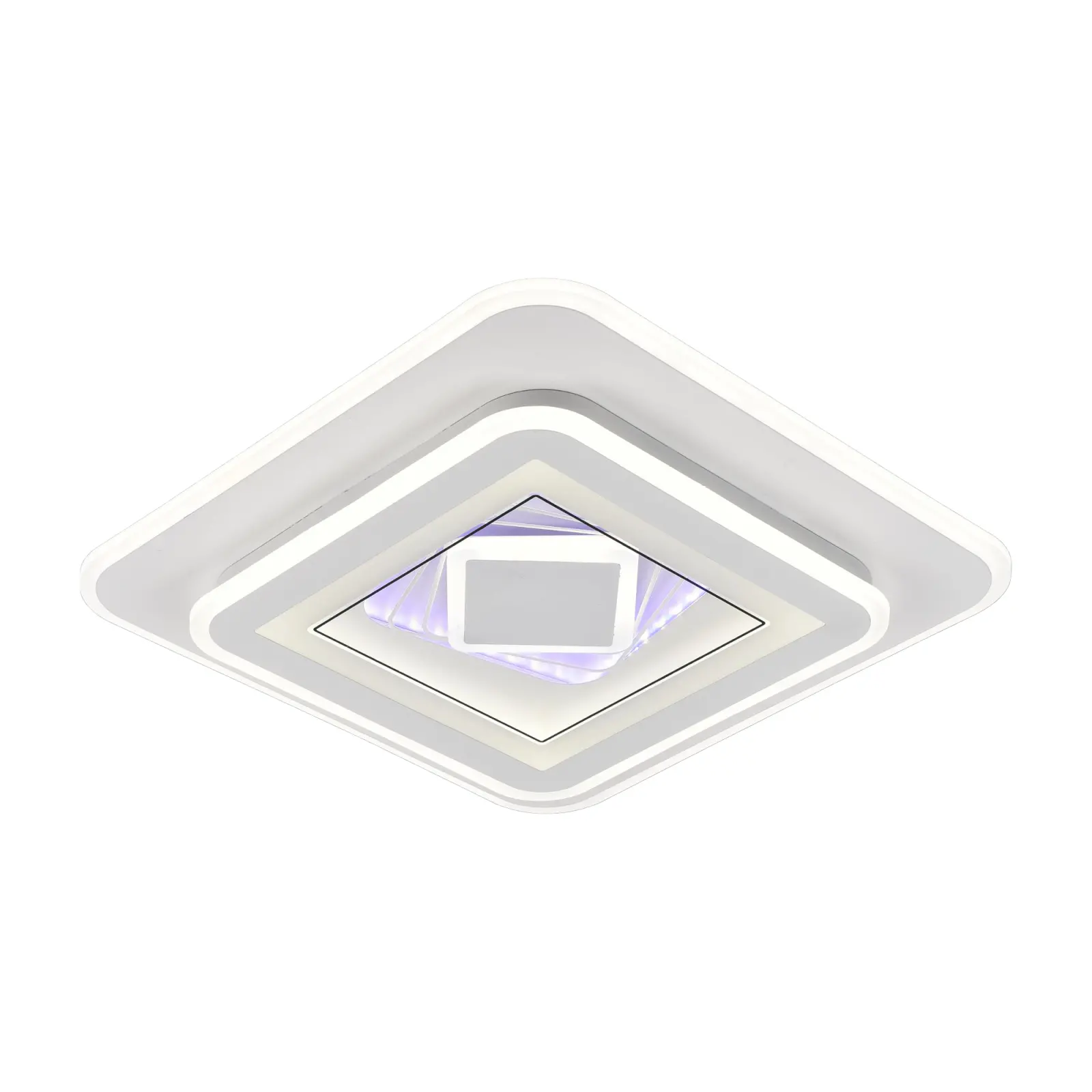 Lustra LED DOLIA, 56W, 50x50cm, lumina Rece/Calda/Neutra, Alb