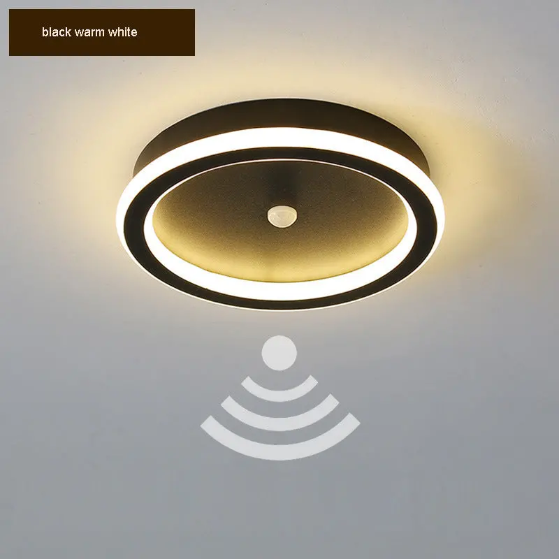 Previzualizare 2: Lustra LED cu Senzor Miscare PS500BK, 28W, lumina Rece/Calda/Neutra, Negru