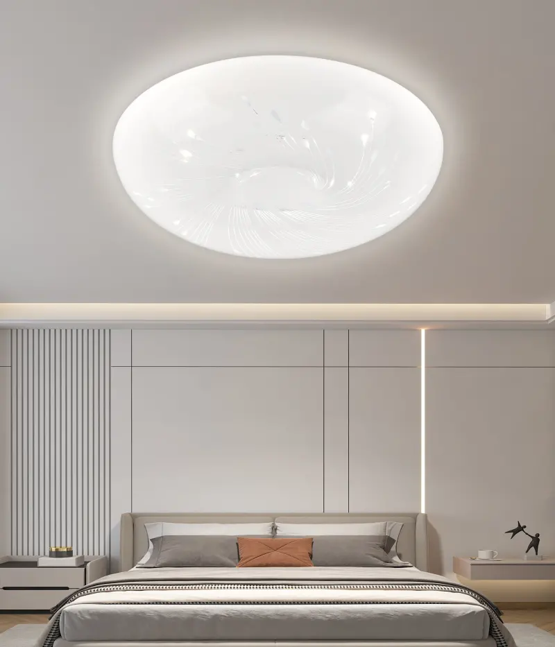 Plafoniera LED 35 cm, 31W, 3000K / 4000K / 6000K, Alb, Metal si Acril