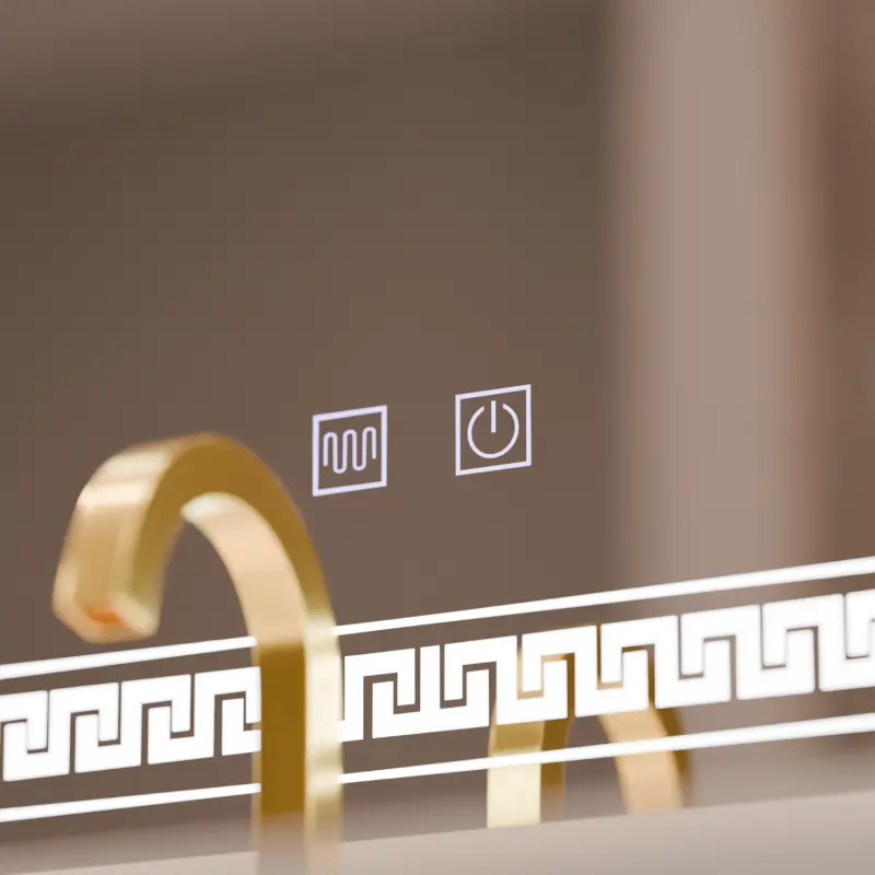 Previzualizare 2: Oglinda LED Rentagulara, 60x80cm, Touch Vivido , Sistem Dezaburire,Dimabila