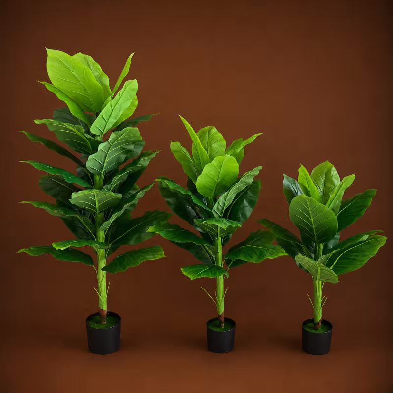Previzualizare 4: Planta Artificiala Tip Bananier Musa, 130 cm, Verde