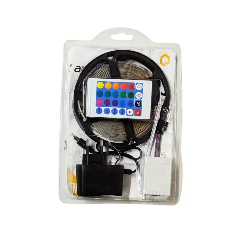 Previzualizare 2: Kit Banda LED 2835 cu telecomanda, RGB, 10W/m, 5m, IP44
