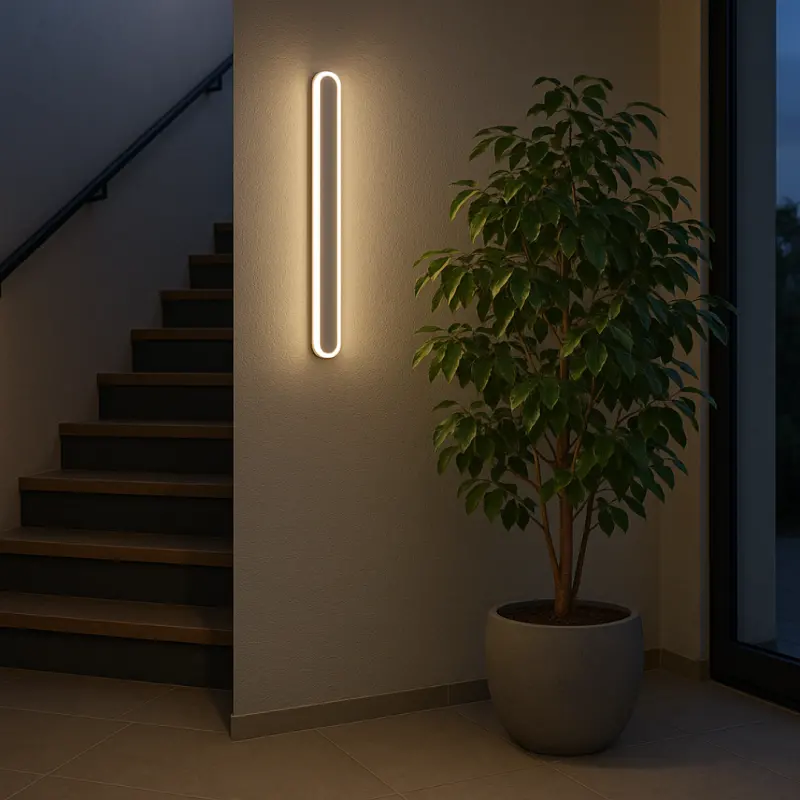 Previzualizare 3: Aplica LED de Exterior SUHA, Lungime 50cm, 6W, IP65, Metal, Liniar, Alb